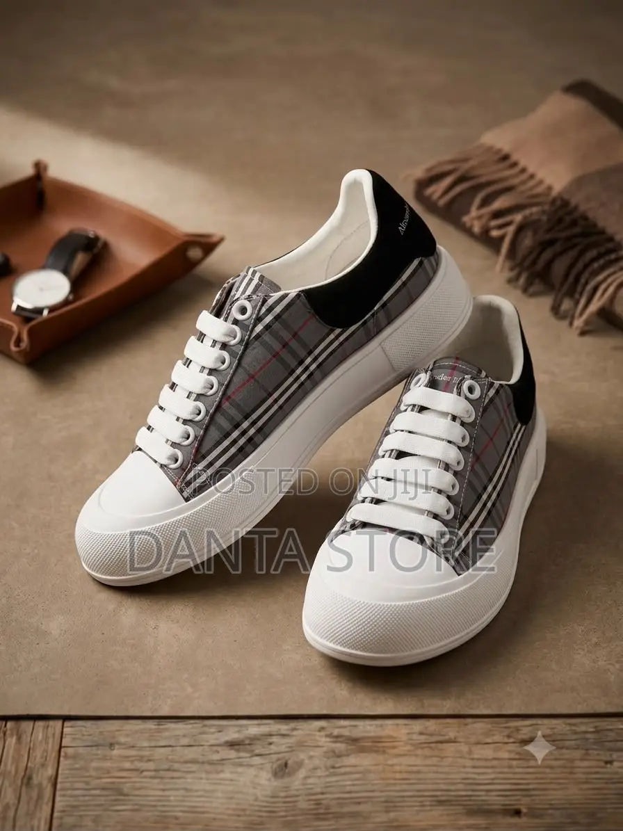 Burberry Vintage Check Cotton Sneakers