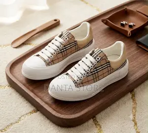 Burberry Vintage Check Cotton Sneakers