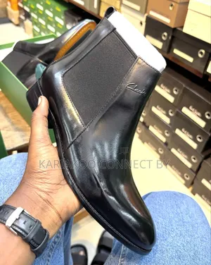 Executive Dark Brown Genuine Leather Chelsea Boots