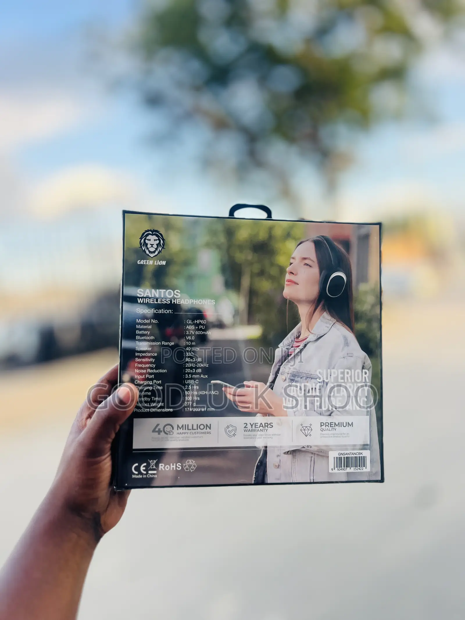 Green Lion Santos ANC Wireless Headphone