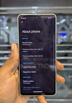 Sharp Aquos Sense 8 128 GB Silver