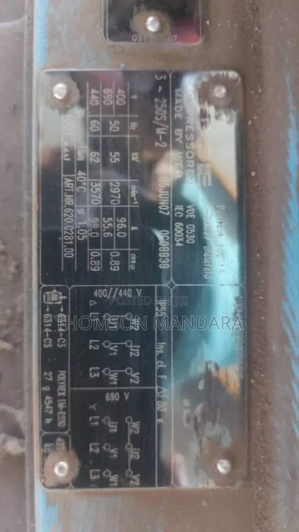 Electric Motor 74hp 3phase