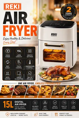 Reki Air Fryer 15l Digital