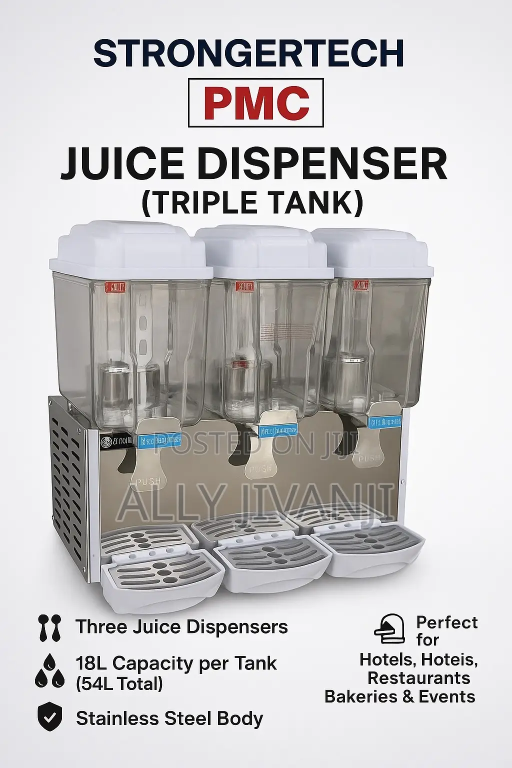 Juice Dispenser 3tank