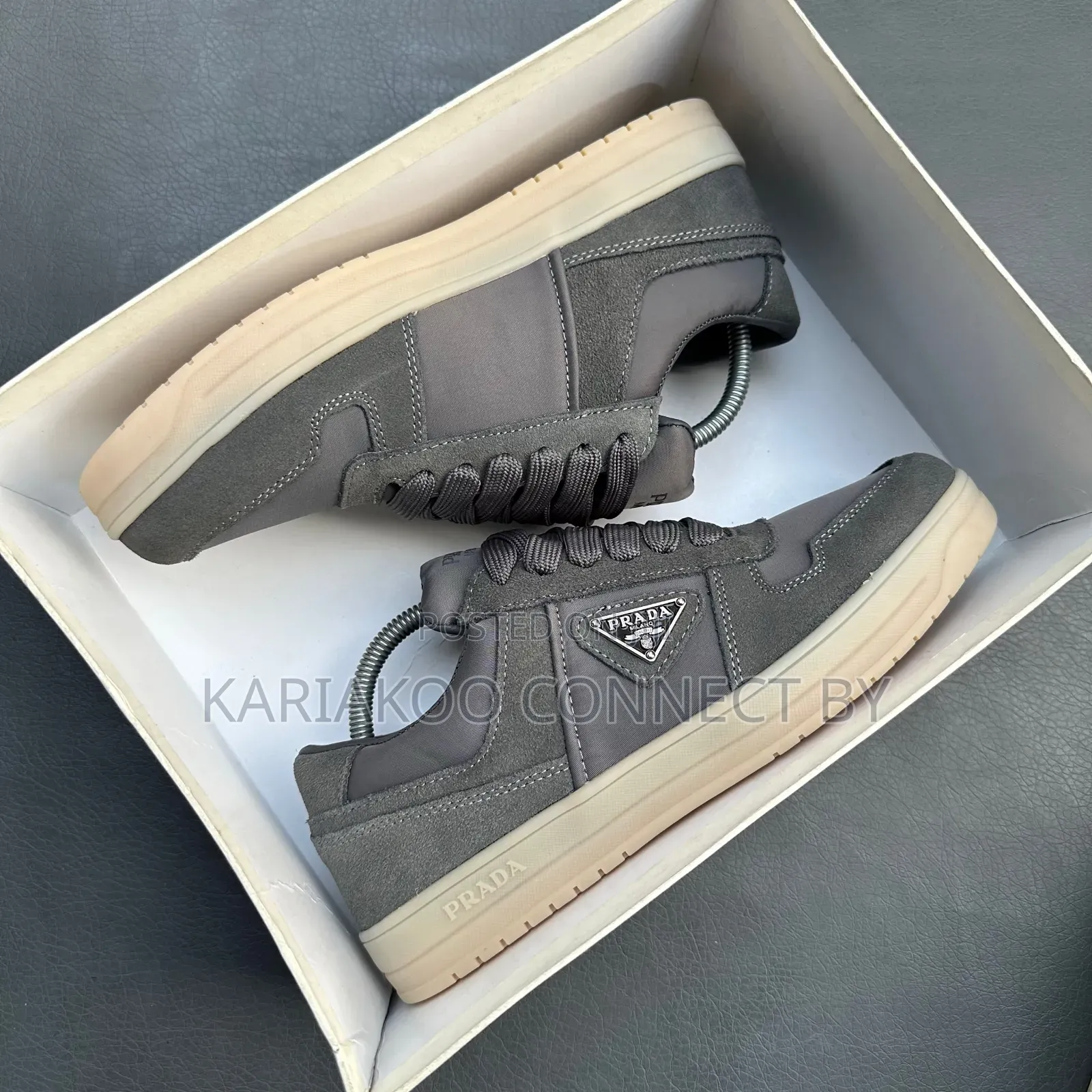 Men's Designer Suede Nylon Low-Top Sneakers Collection