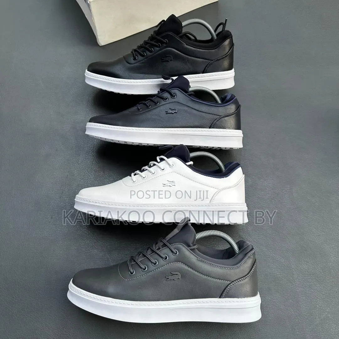 Classic Men's Leather Casual Sneakers