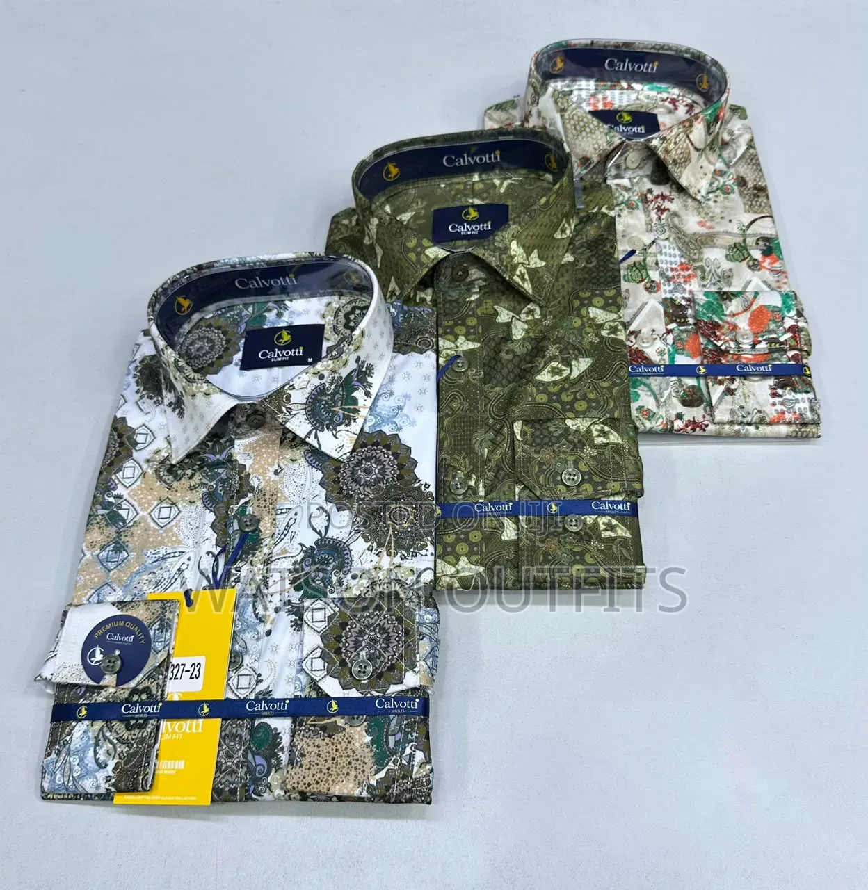 Calvotti Brand 10 Colours Men's New and Original Shirts