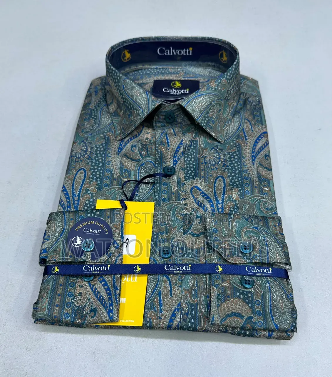 Calvotti Brand 10 Colours Men's New and Original Shirts