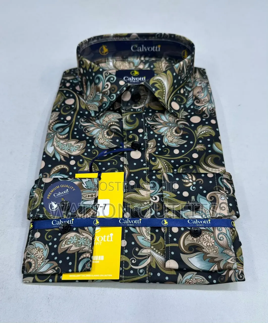Calvotti Brand 10 Colours Men's New and Original Shirts