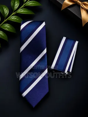 Men's Ties and Pocket Square Sets New and Original Combo