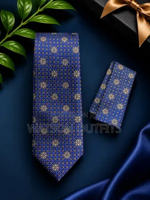 Men's Ties and Pocket Square Sets New and Original Combo