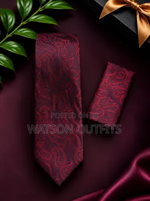 Men's Ties and Pocket Square Sets New and Original Combo