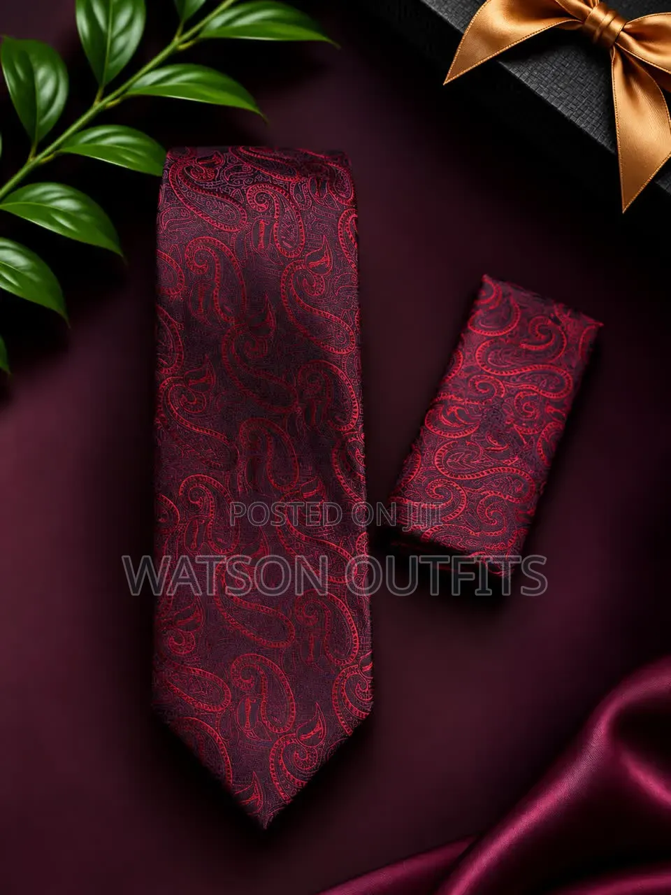 Men's Ties and Pocket Square Sets New and Original Combo