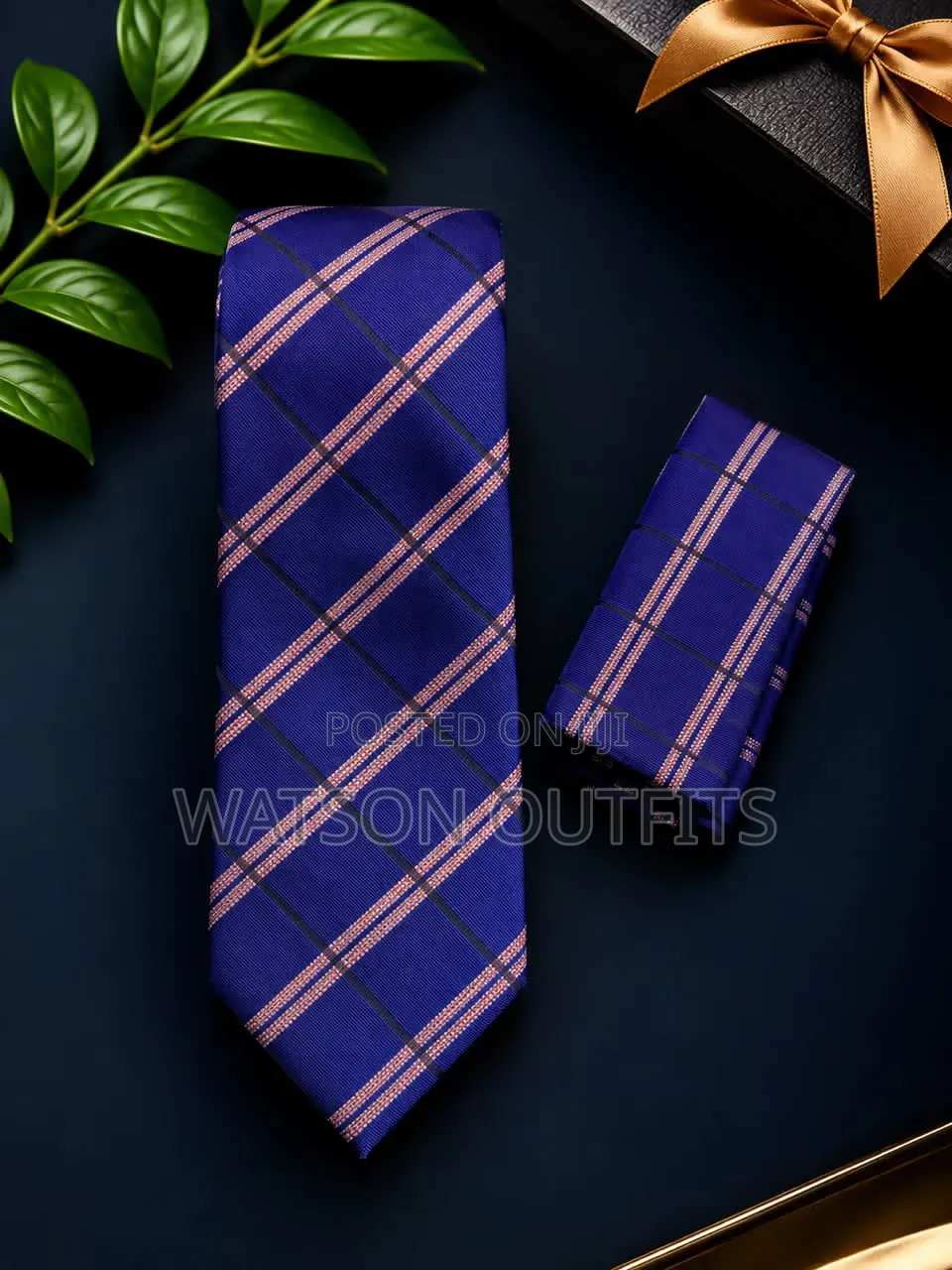 Men's Ties and Pocket Square Sets New and Original Combo