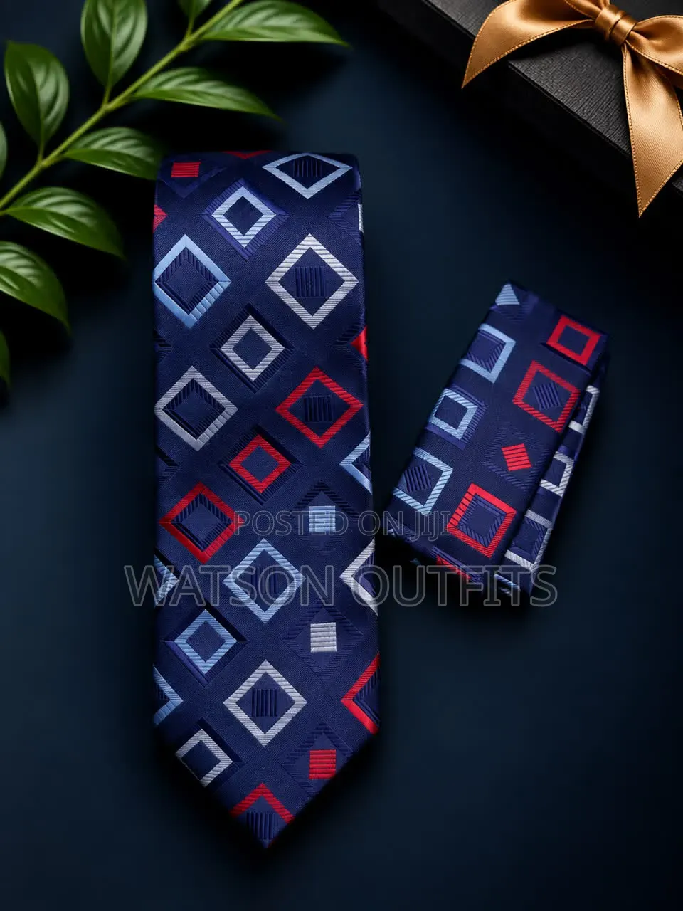 Men's Ties and Pocket Square Sets New and Original Combo