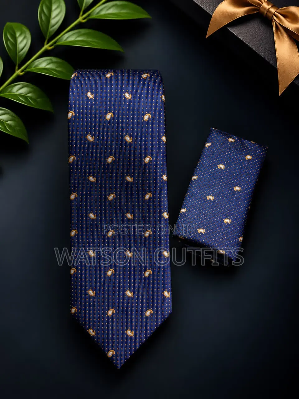 Men's Ties and Pocket Square Sets New and Original Combo
