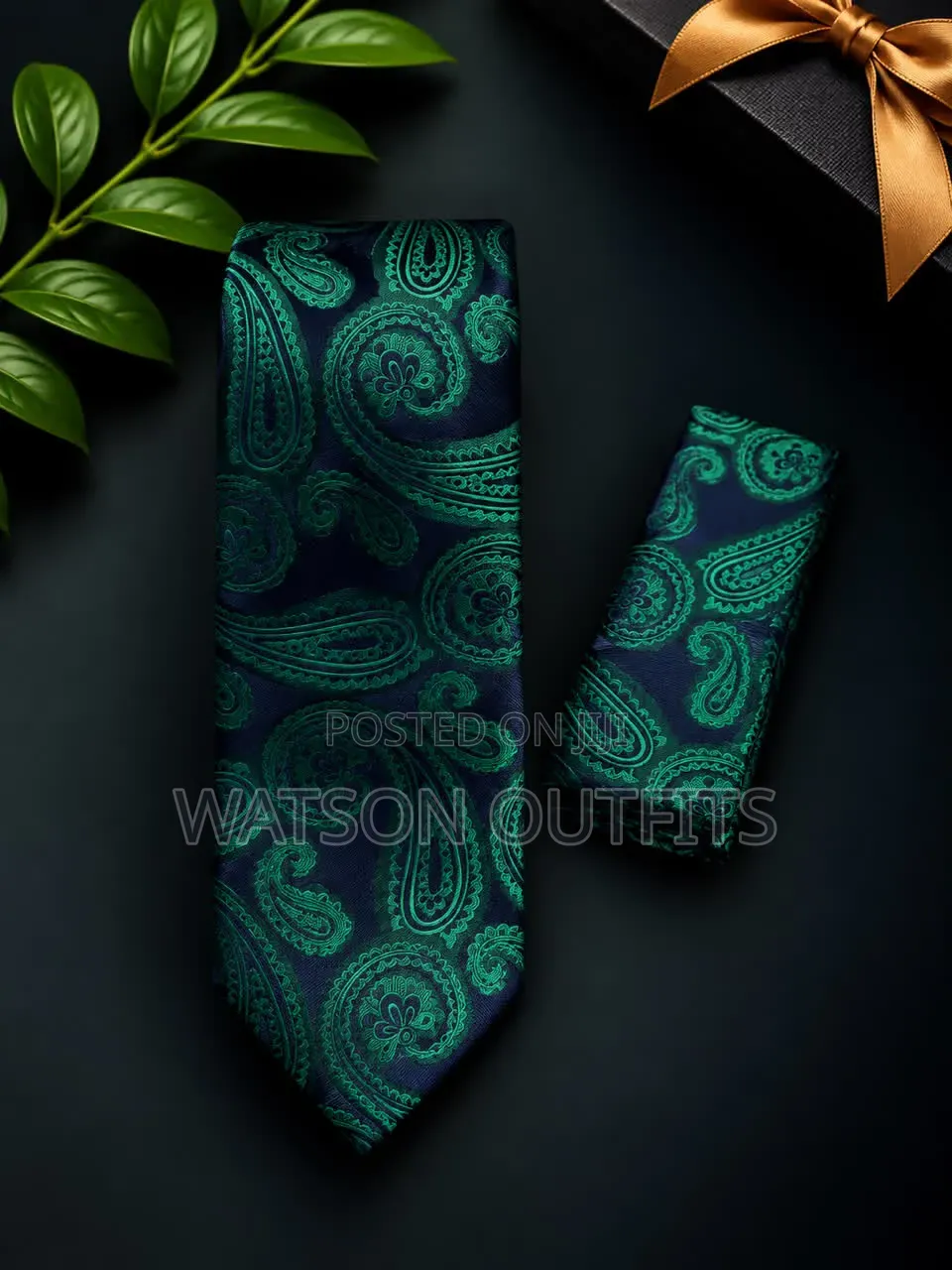 Men's Ties and Pocket Square Sets New and Original Combo