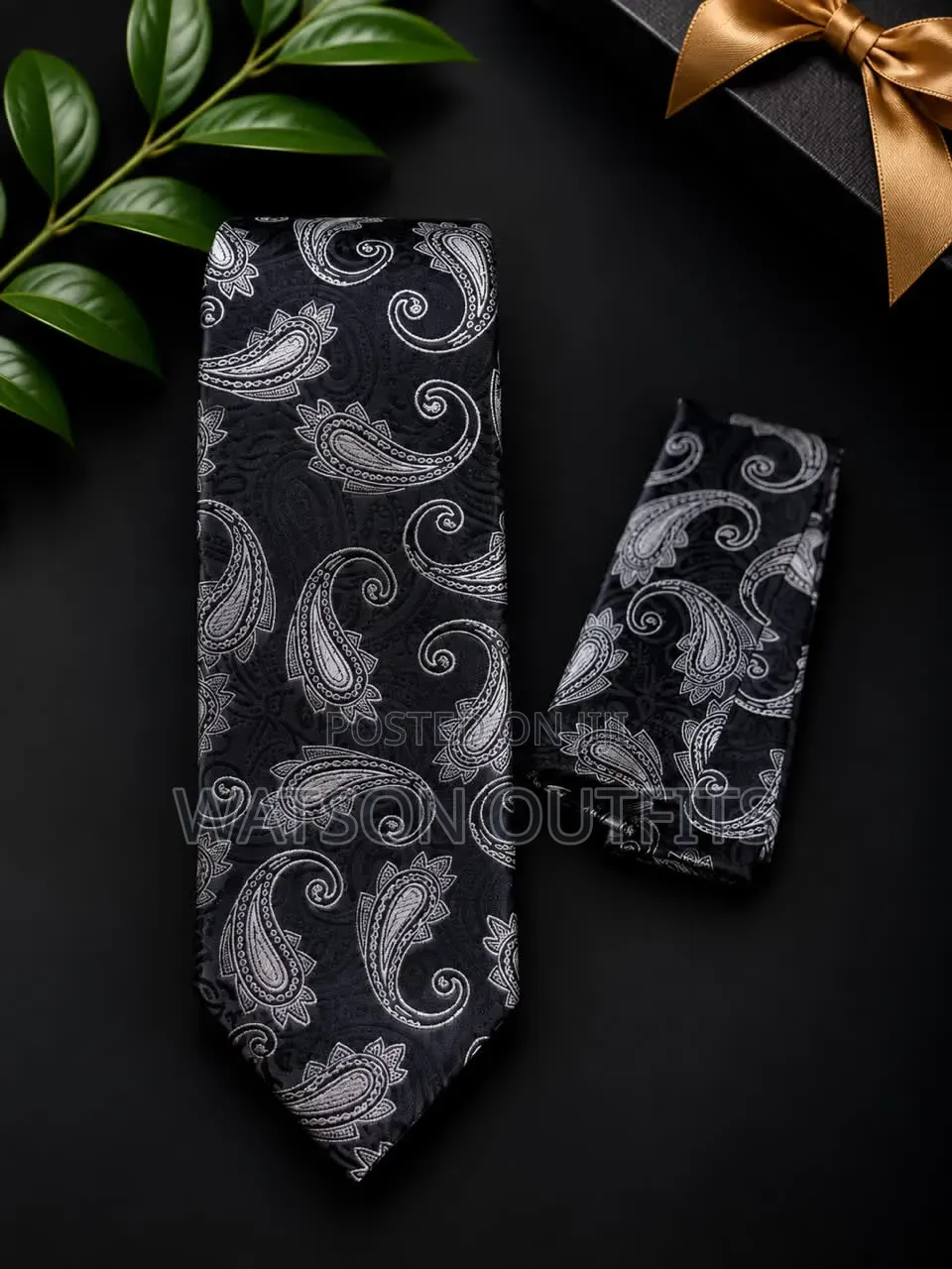 Men's Ties and Pocket Square Sets New and Original Combo