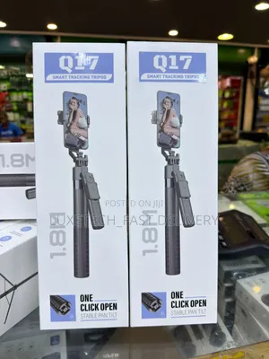 Q17 AI Smart Tracking Tripod – Auto Face Tracking Selfie Stick