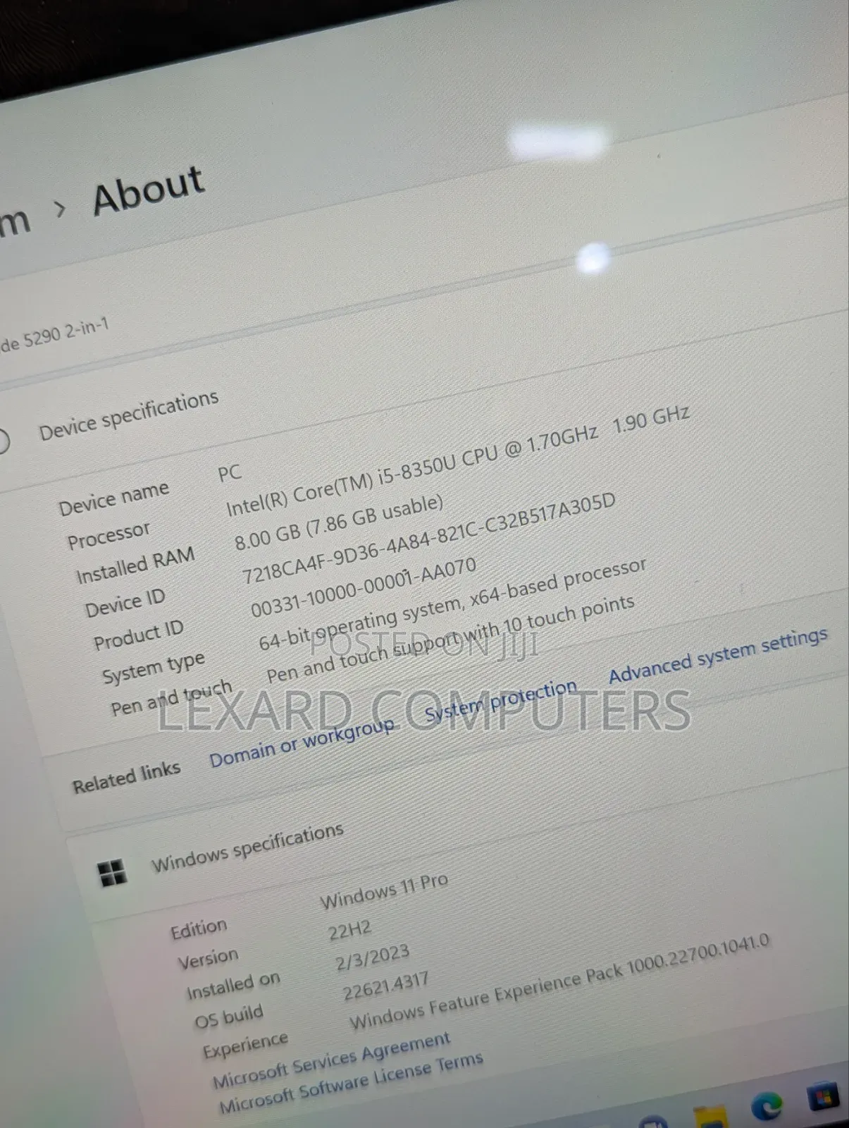 Laptop Dell Latitude 5290 8GB Intel Core i5 SSD 256GB