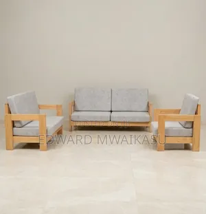 Wood Sofa Set