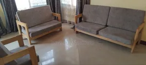 Wood Sofa Set