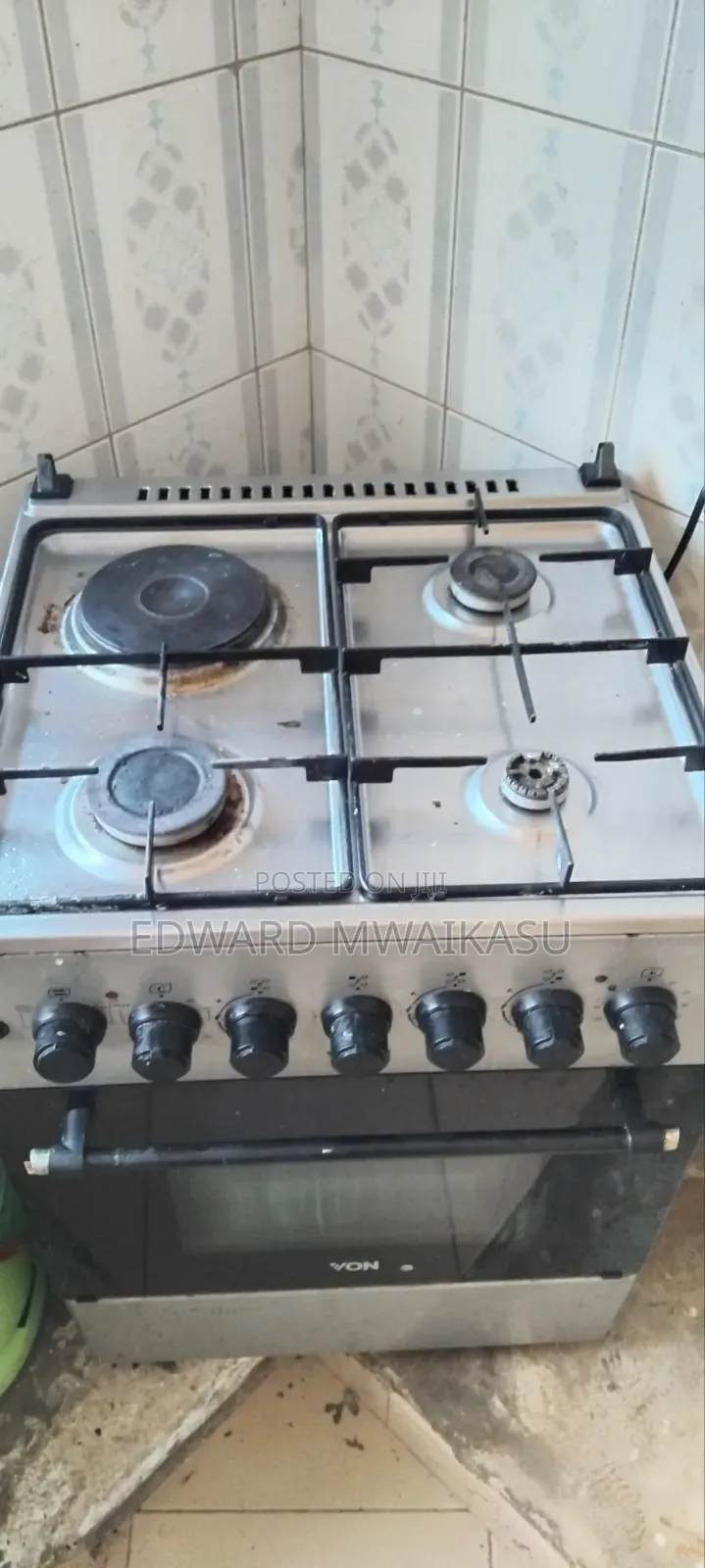 Von Gas and Electricity Cooking Stove