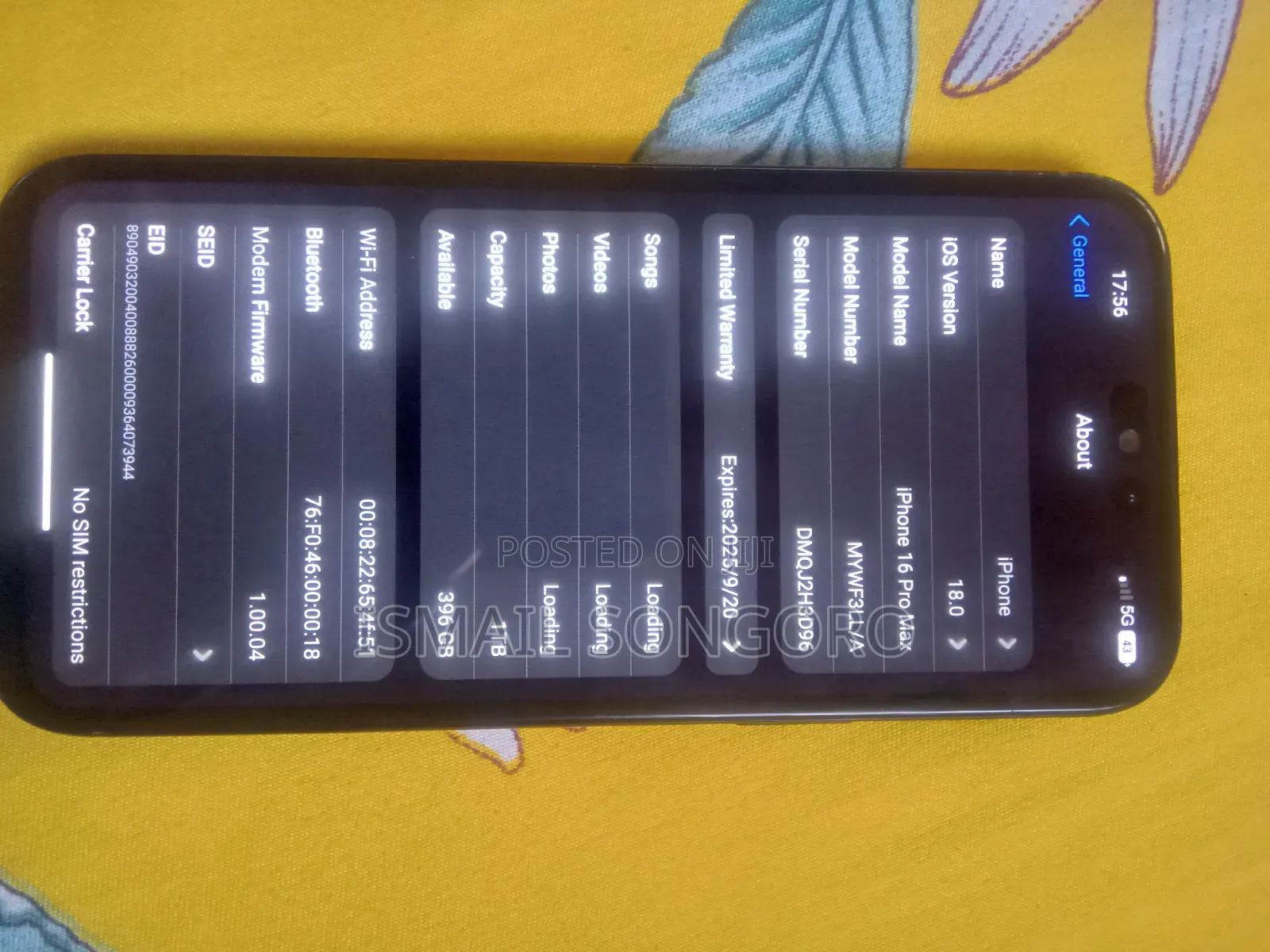 Apple iPhone 16 Pro Max 1 TB Black