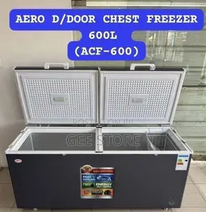 Aero Chest Freezer Double Door 600l (Acf-600)