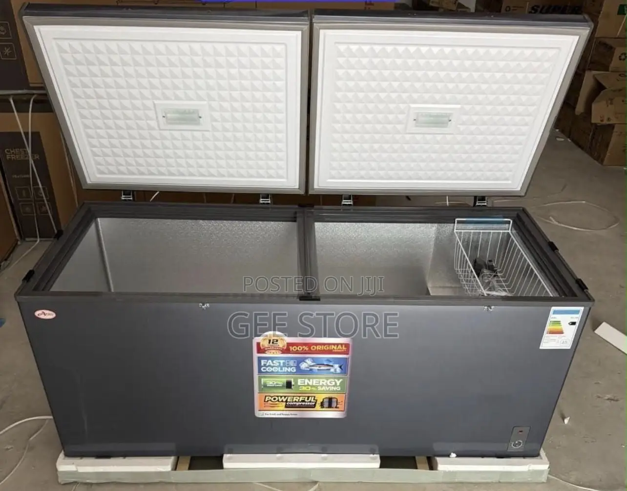 Aero Double Door Chest Freezer 700l (Acf-700)