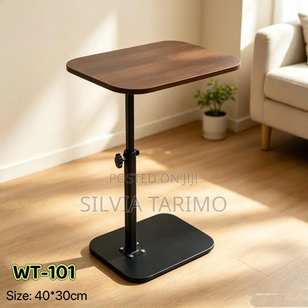 Adjustable Laptop Side Table – 40×30cm Portable Table
