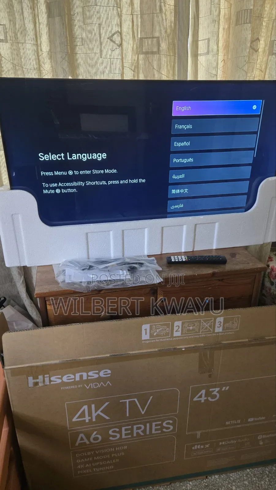 Hisense 43" A6 Series Smart TV