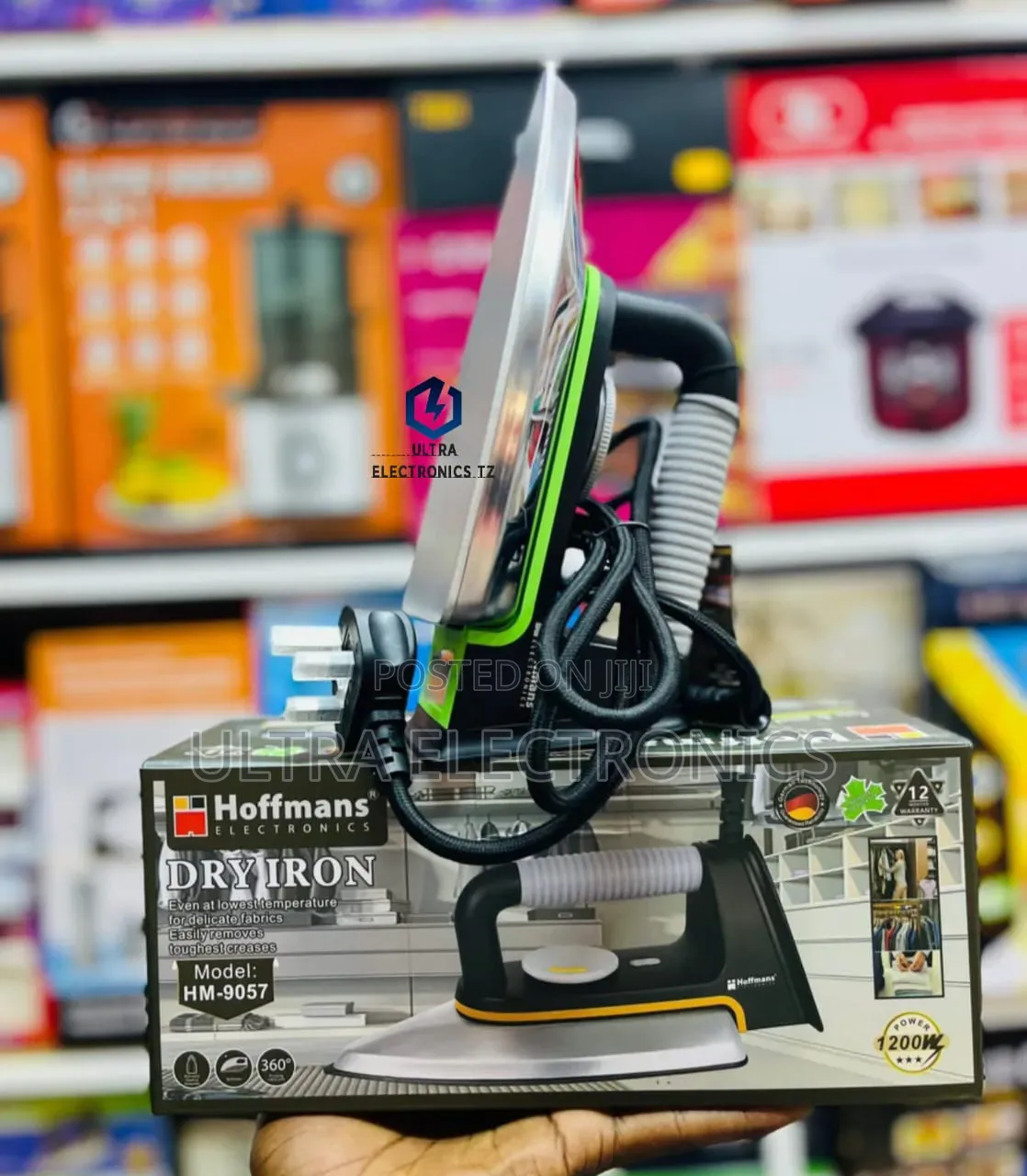 Hoffmans Dry Iron Pasi Ya Chuma 1200W