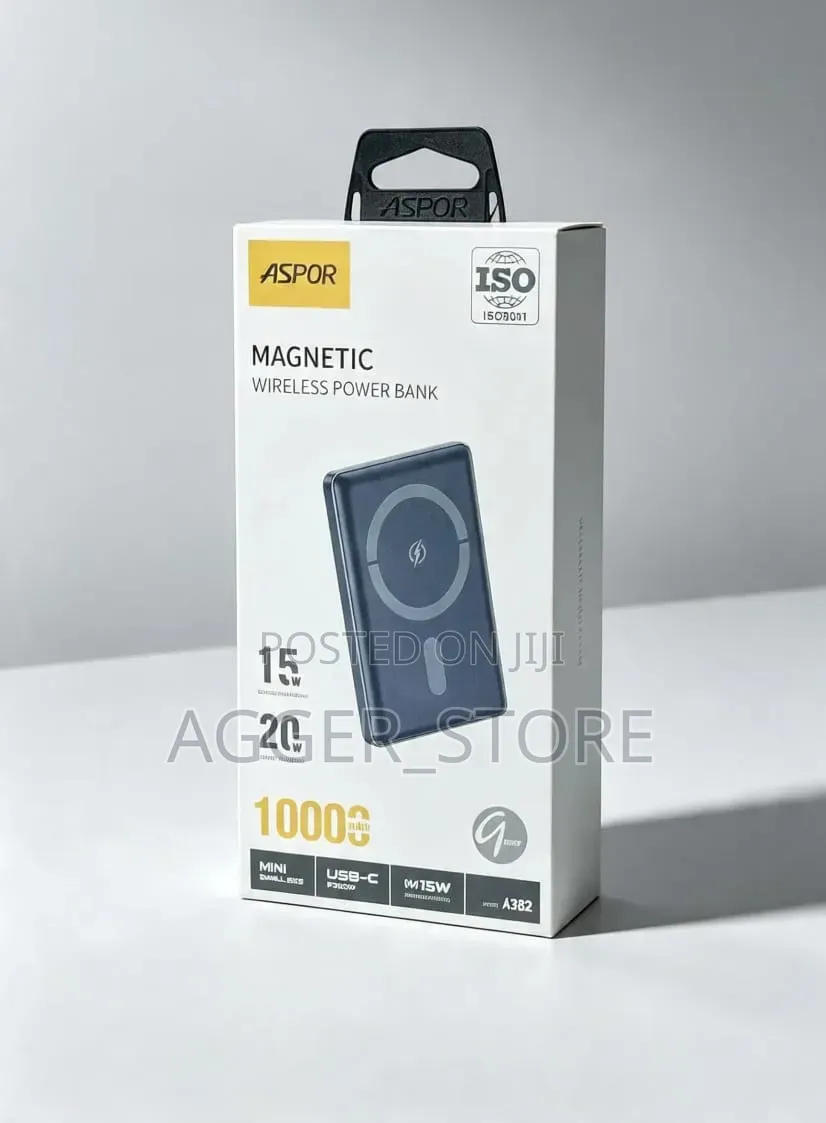 Aspor A382 Magnetic Wireless Power Bank