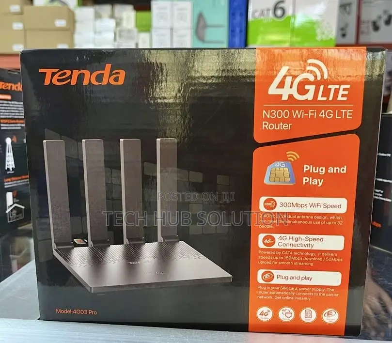 Tenda N300 4G LTE WiFi Router