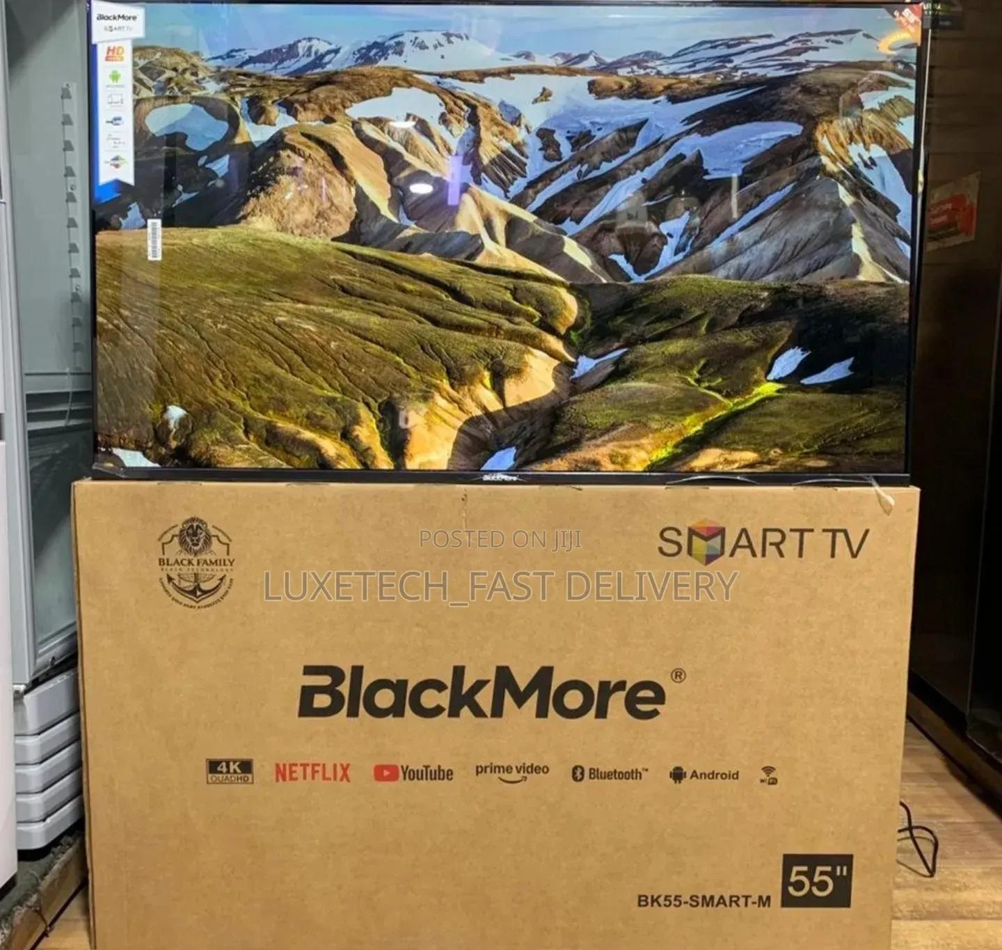 BlackMore 55 Inches UHD Smart Android TV