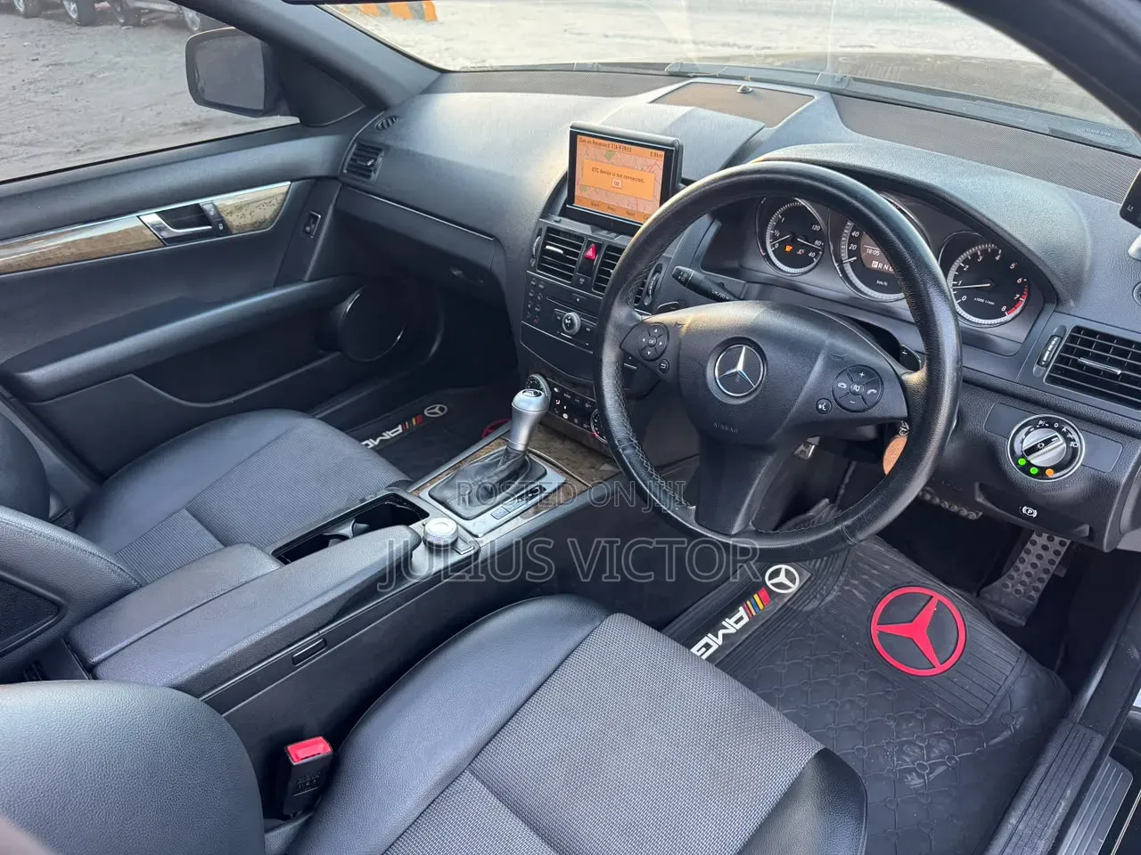 Mercedes-Benz C200 2008 Black
