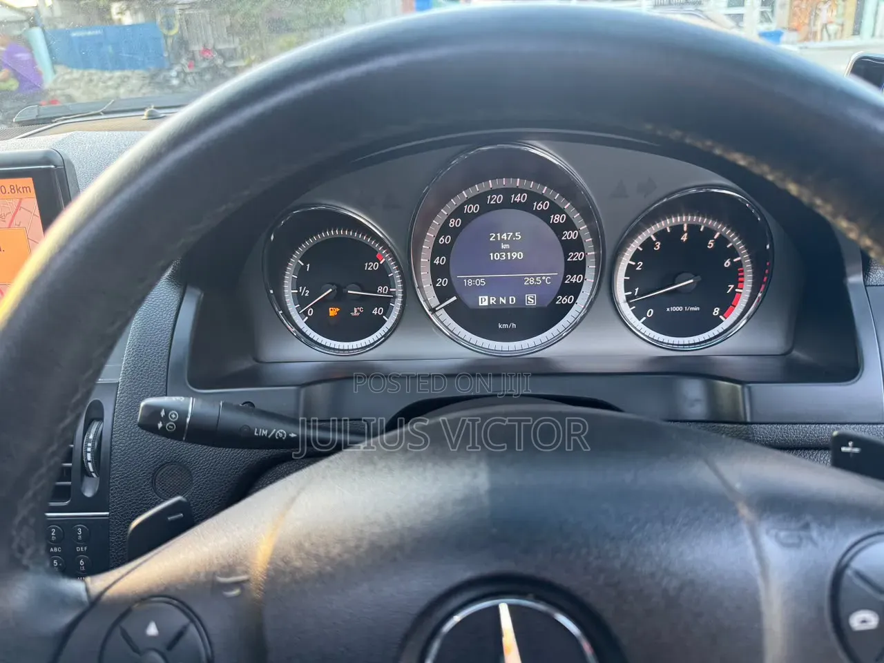 Mercedes-Benz C200 2008 Black