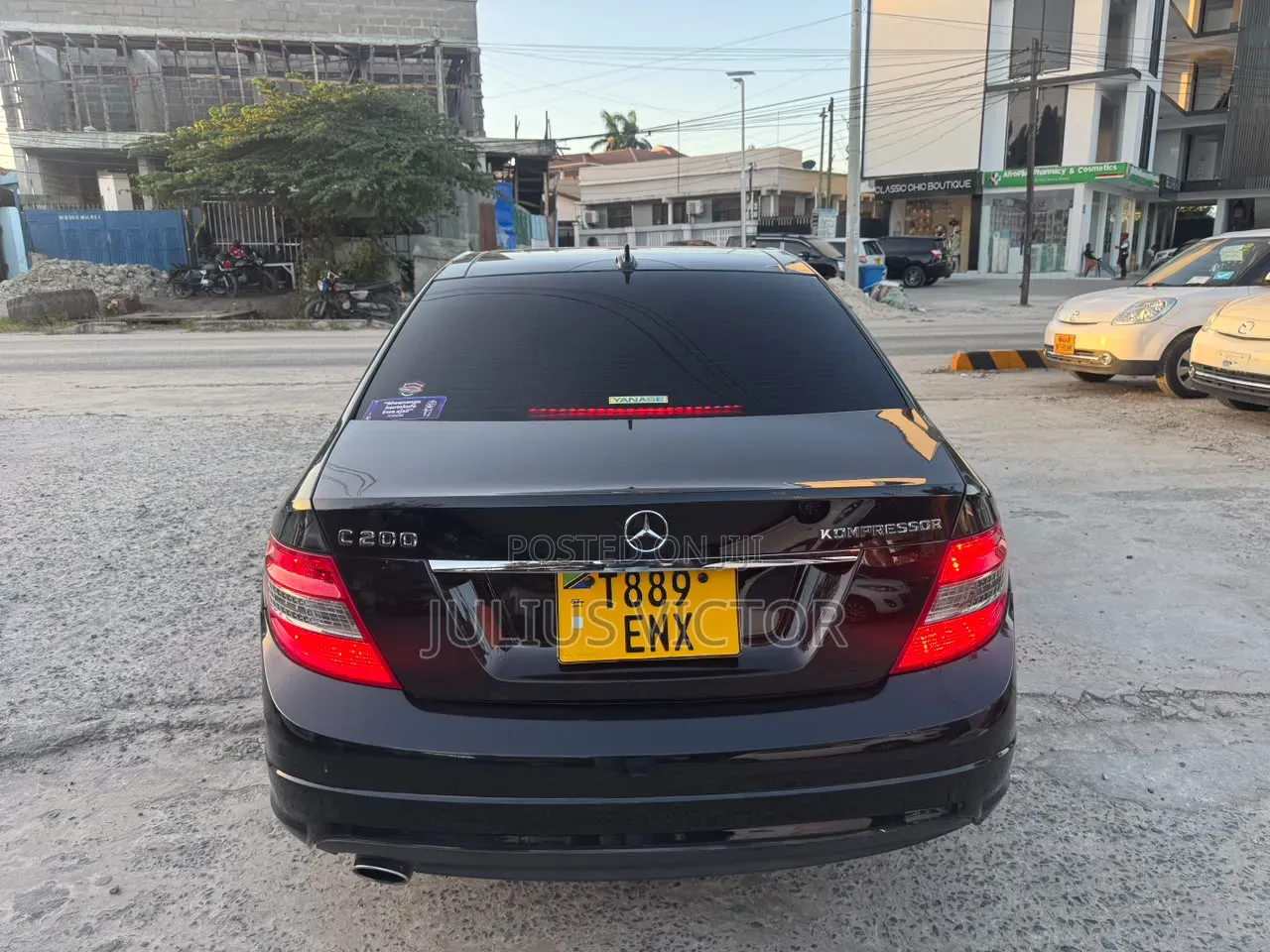 Mercedes-Benz C200 2008 Black