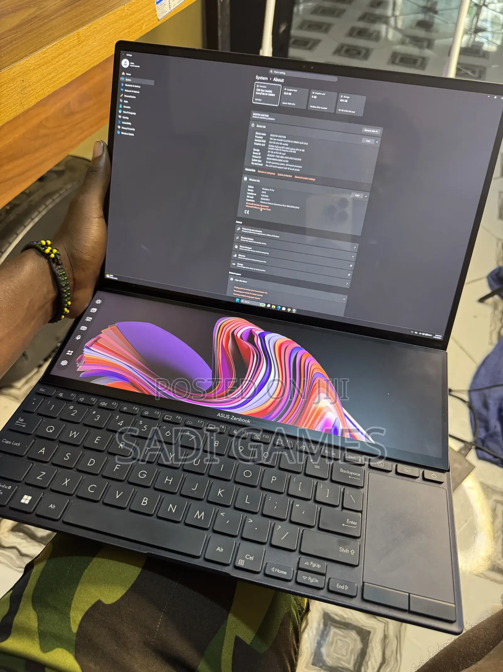 Laptop Asus Zenbook 14 32GB Intel Core i9 SSD 1T