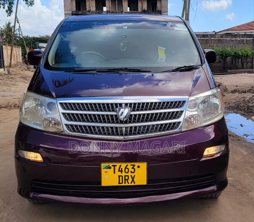 Toyota Alphard 2005 Maroon