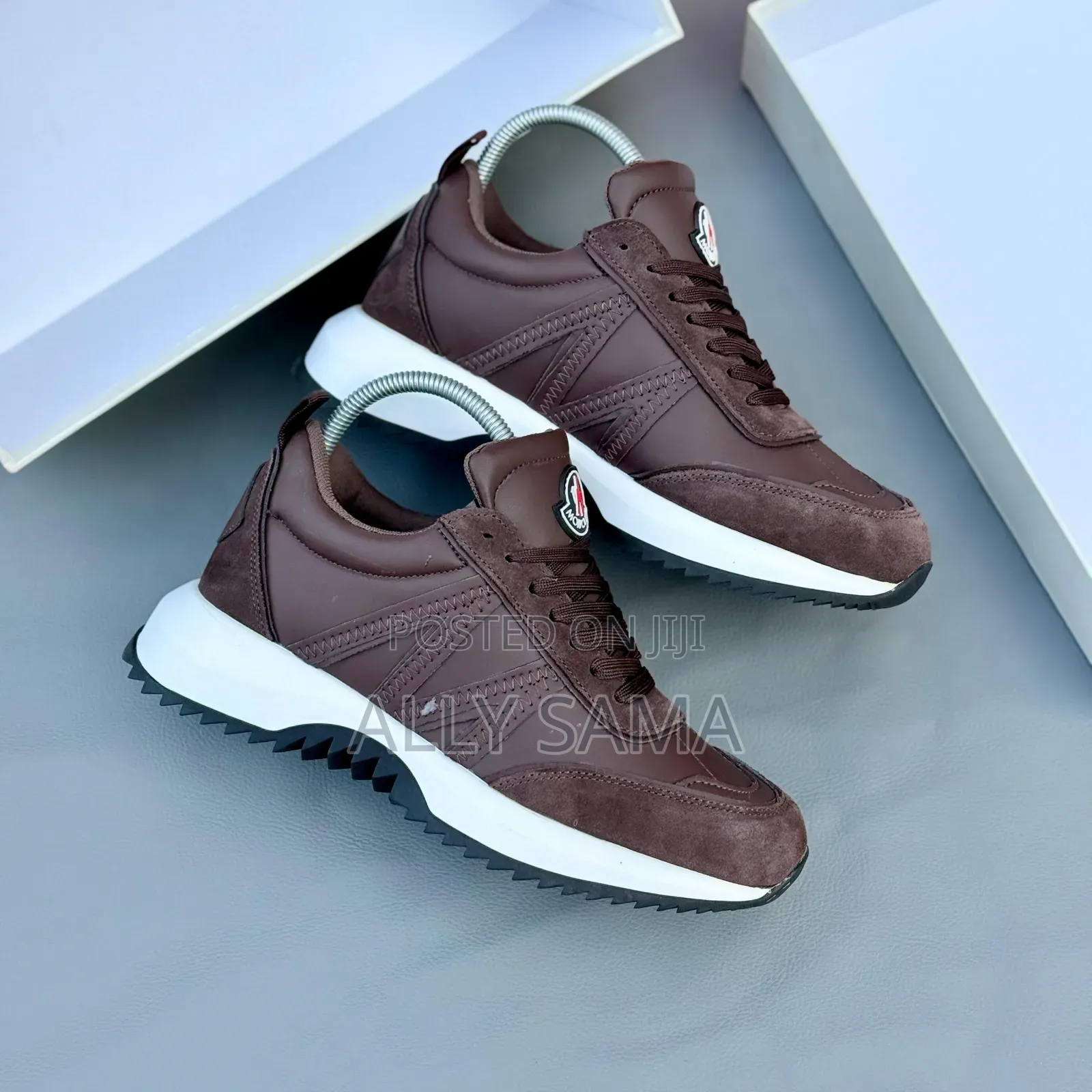 Men's Shoes Moncler Material Leather