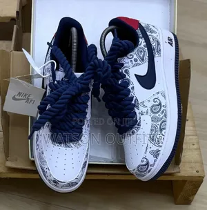 4 Colours Nike Airforce One Men's Leather Sneakers or Shoes