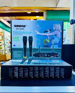 SHURE UHF Quality Wireless Proffessional Microphone Inaenda Hadi 100m